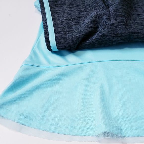 Adidas girls light aqua top and capri legg… - Picture 4 of 4